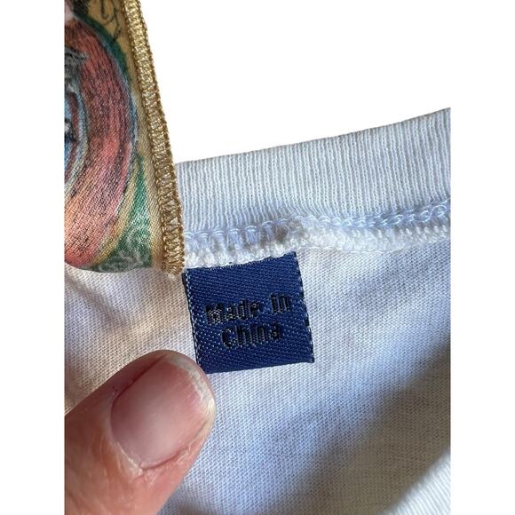 L.A.M.B. Gwen Stefani WHAT COLOR IS LOVE? Marie Claire WHITE Shirt FALL 05 Large - Picture 5 of 9